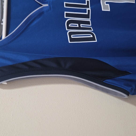 Luka Doncic Men's 2XL Fanatics Blue NBA Basketball Dallas Mavericks Jersey - Picture 12 of 12